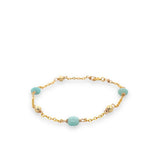 Load image into Gallery viewer, amazonite gold-filled bracelet 
