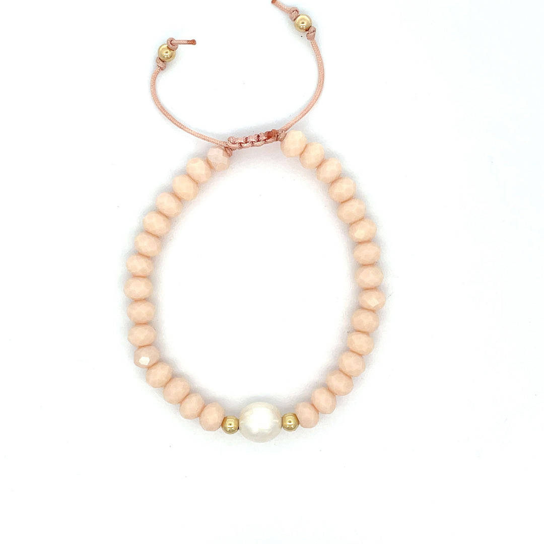 Bone | Pearl Crystal Bracelet