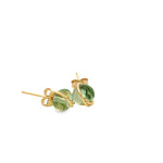 Load image into Gallery viewer, Medium fluorite stud earrings 
