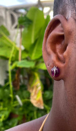 Load image into Gallery viewer, Fluorite Gemstone Stud Earrings | Versatile Elegance
