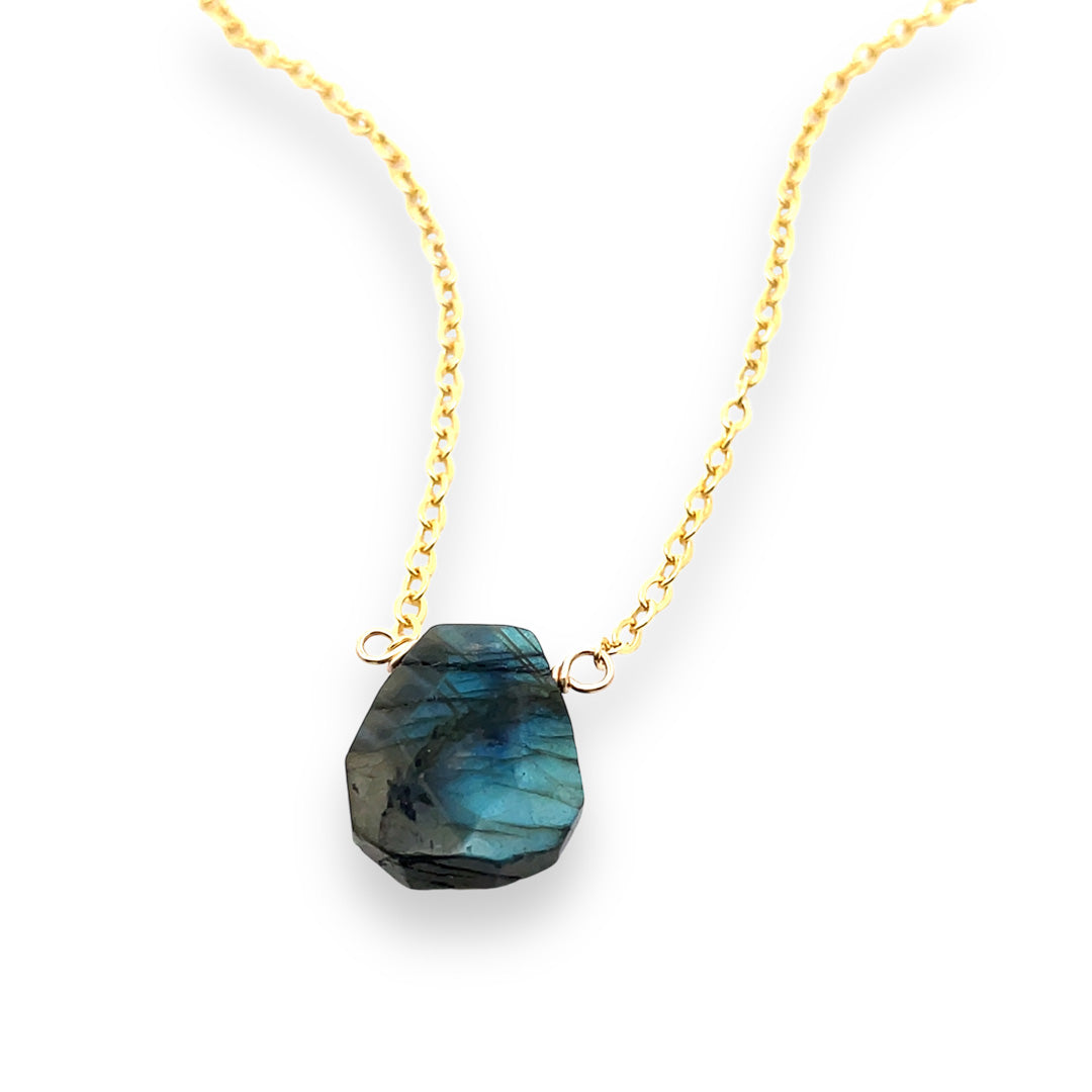 Labradorite Rockstar Necklace | Bold Gemstone Jewelry