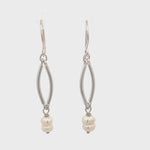 Load and play video in Gallery viewer, Oval link drop earrings |Casual Pearl  Jewelry
