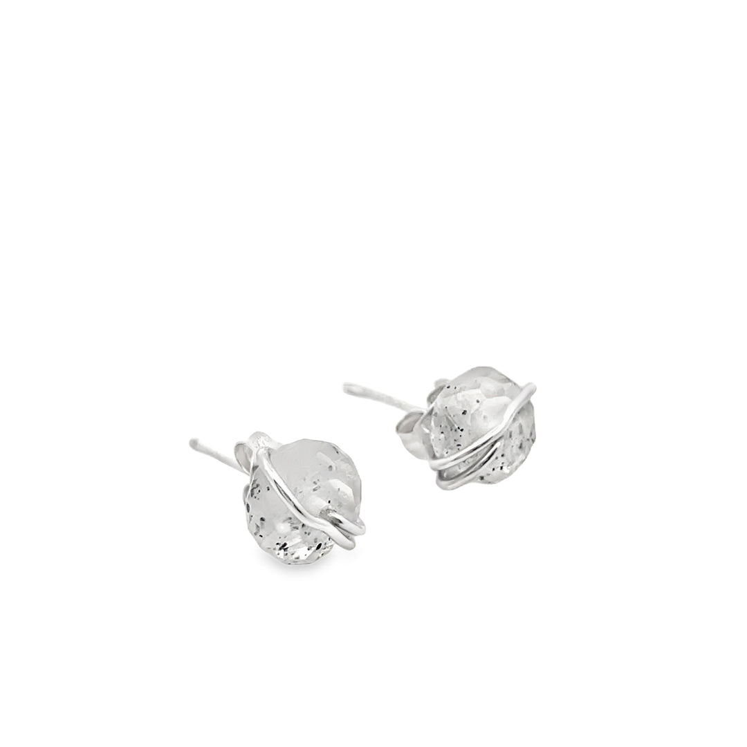 Unique Quartz  Studs | Made in Barbados