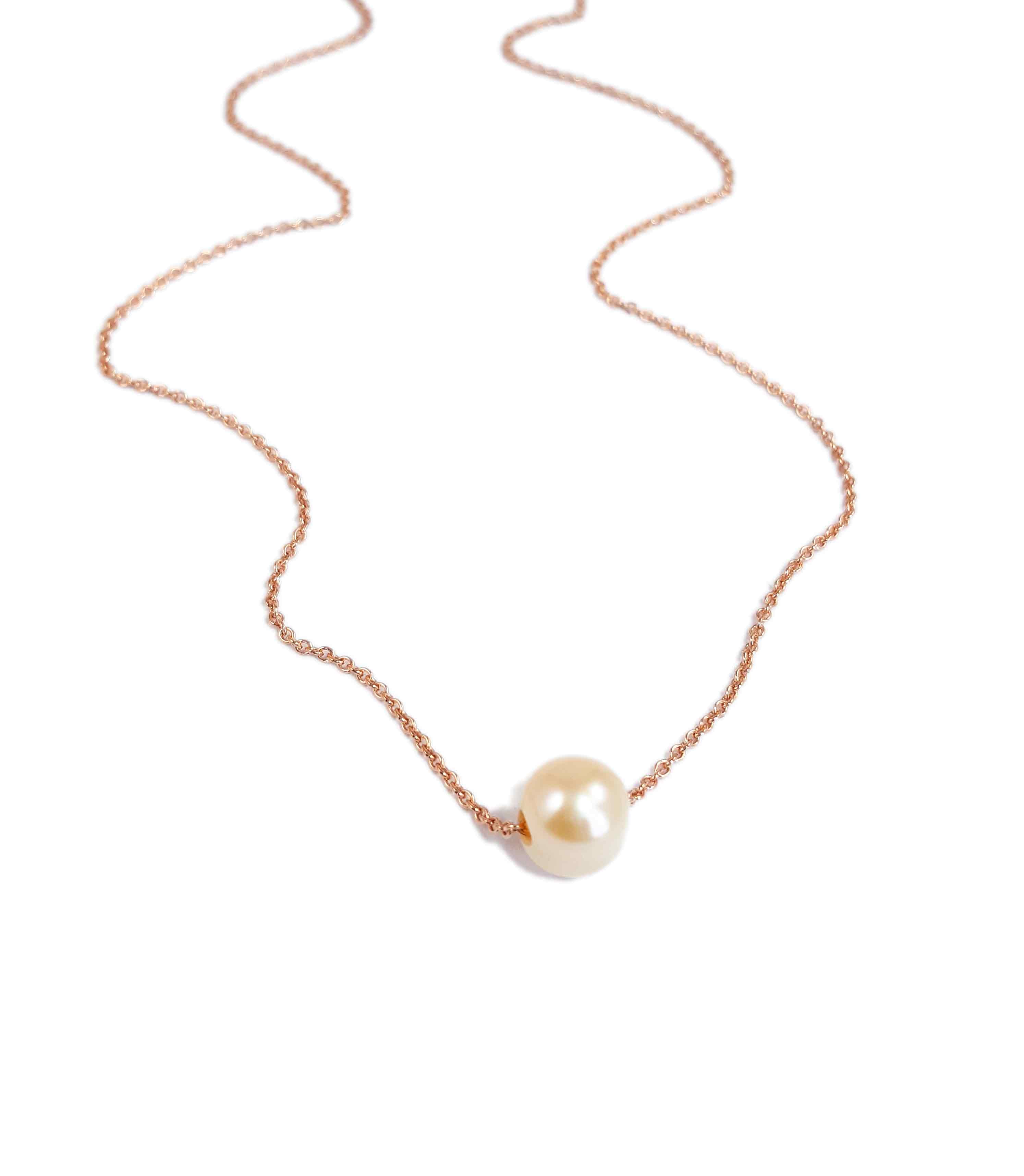 Rose gold clearance minimalist necklace